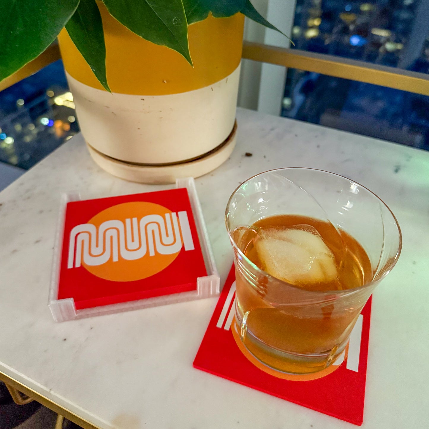 Retro Muni Drink Coasters (Set of 4)